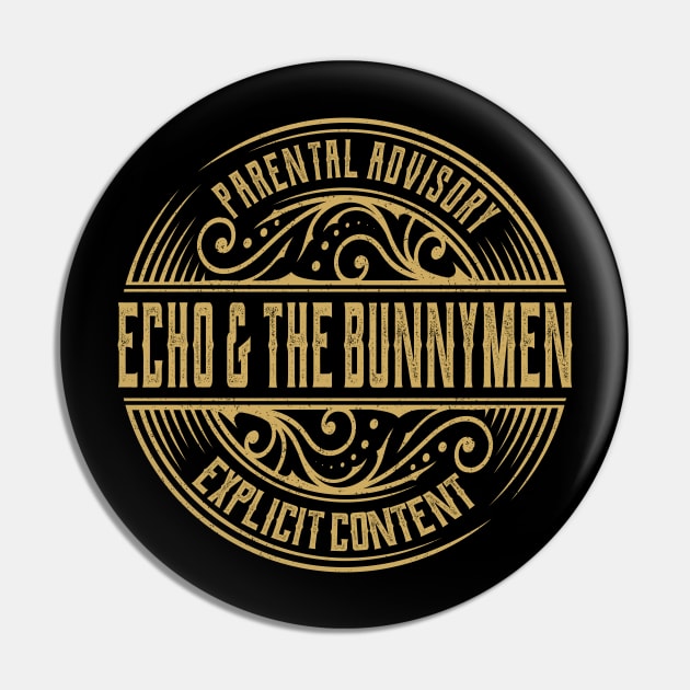 Echo & the Bunnymen Vintage Ornament Pin by irbey