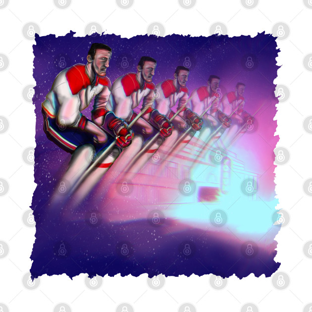 Hockey Ghosts by aldomarano