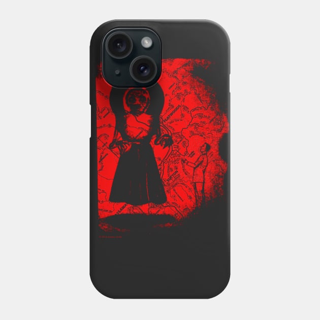 Braxton County Monster #2 Red (For Brandon A ;) ) Phone Case by AWSchmit