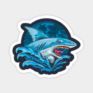 Angry Shark Magnet