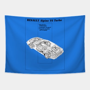 ALPINE RENAULT TURBO - brochure Tapestry