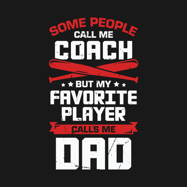 Baseball Dad Coach Gift by Dolde08