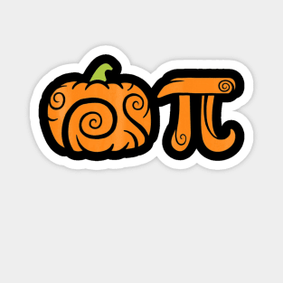 Pumpkin Pi Funny Halloween Pie Math Lover Algebra Magnet