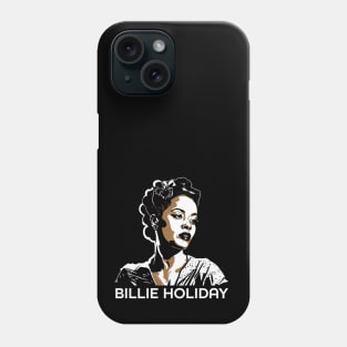 Bille Holiday Golden Singer Phone Case