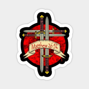 Matthew 26:52 Magnet