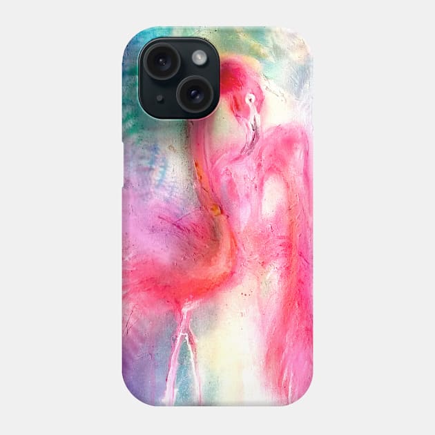 Flamingo Fortress Phone Case by AnnikaPixie