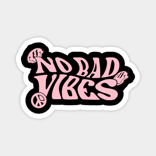 No Bad Vibes (Red) Magnet