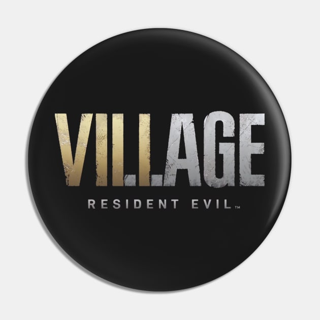 Resident Evil 8 Village Logo Symbol Pin by senaeksi