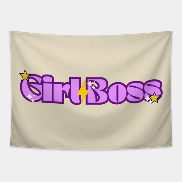 Girl Boss Tapestry by adrianasalinar