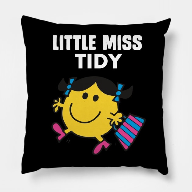 LITTLE MISS TIDY Pillow by reedae