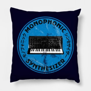 Analogue Synthesizer Vintage Retro Synth Art for Electronic Musician Pillow