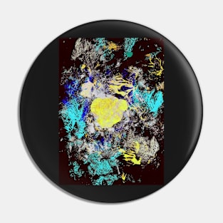 Night Moonlight Composition Pin