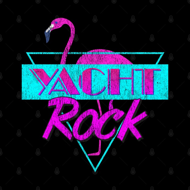 Yacht Rock Retro Flamingo by Vector Deluxe