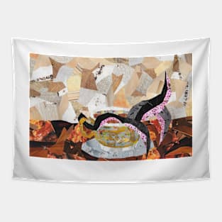 Kraken in Tea Tapestry