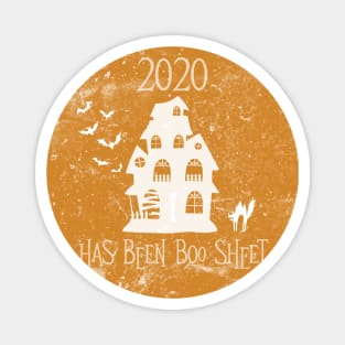 2020 Is Boo Sheet Ghost In Mask Halloween Magnet