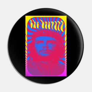 Che Guevara guerrilla cuba revolution  Psychedelic Poster Pin