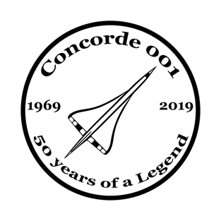 Tribute to Concorde Airplane 1969 2003 T-Shirt