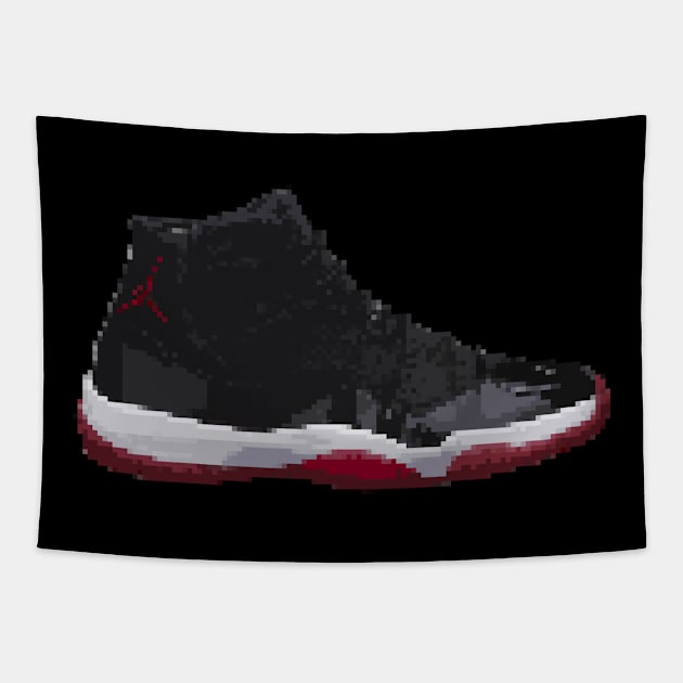 AJ XI - Pixelated art Tapestry by Buff Geeks Art