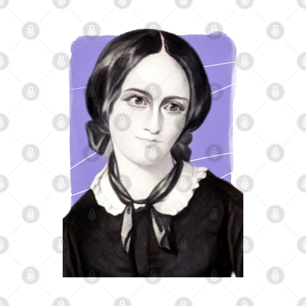 English Novelist Anne Bronte illustration by Litstoy 