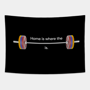 weightlifting funny Tapestry