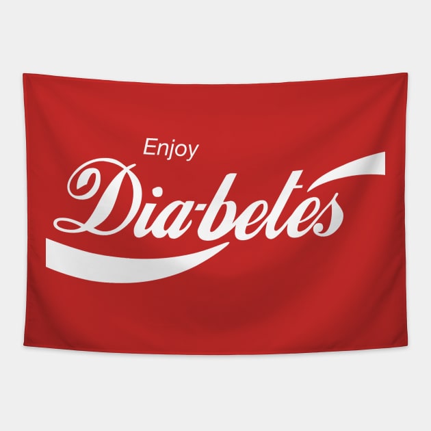 Enjoy Diabetes Tapestry by ClarkStreetPress