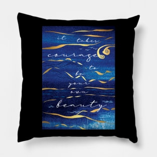 Be Your Own Beauty Kintsugi Pillow