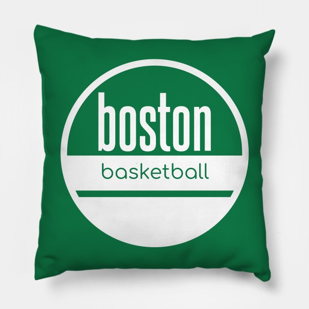 boston celtics basketball Pillow by BVHstudio