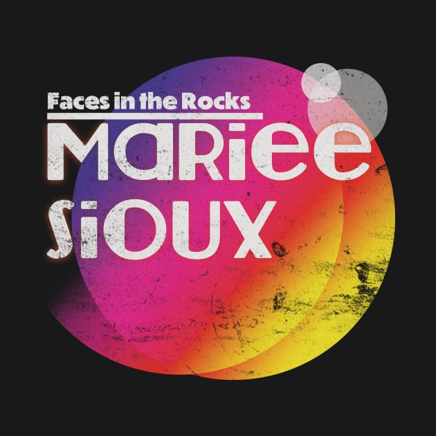 Mariee Sioux faces in the rocks by Billybenn