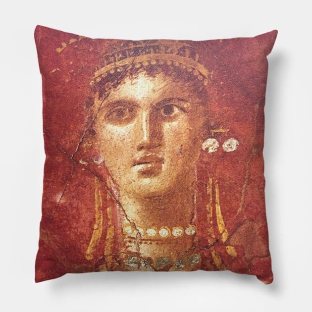 Red Venus Pillow by Mosaicblues