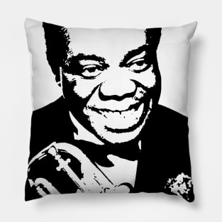 Louis Armstrong Retro Pillow