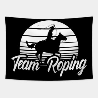 Cowboy - Team Roping Tapestry