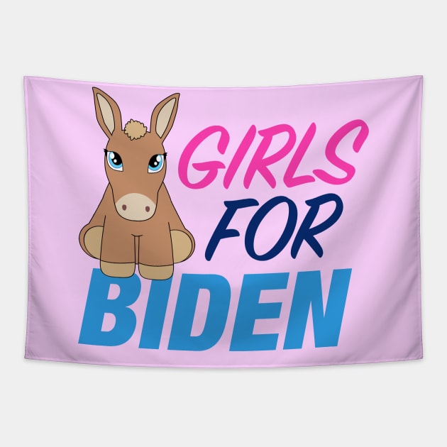 Girls for Biden Tapestry by epiclovedesigns