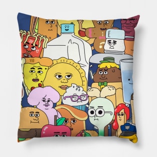 The Apple and Onion Gang Pillow