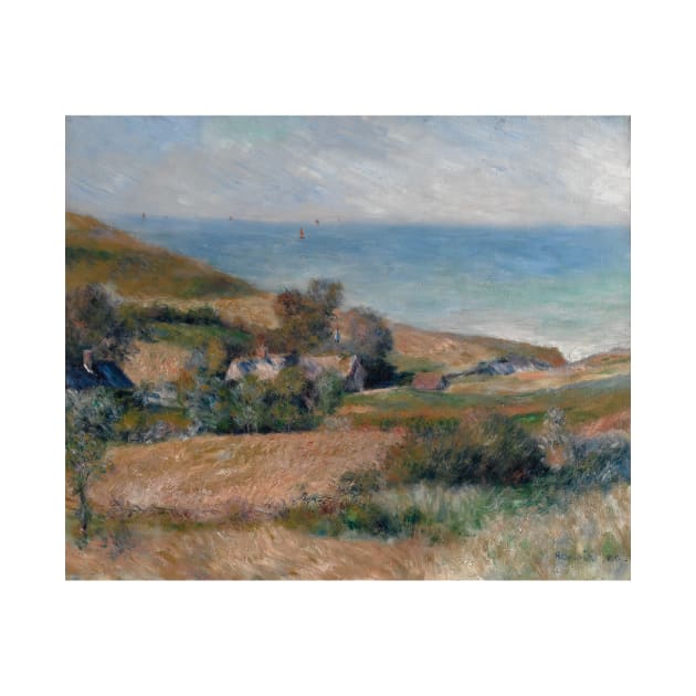 View of the Seacoast near Wargemont in Normandy by Auguste Renoir by Classic Art Stall