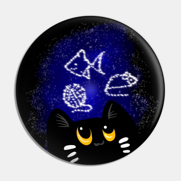 Kitty dreams Pin by Witchvibes