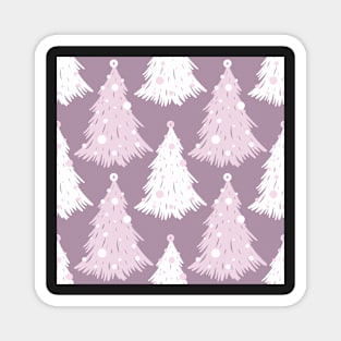 Lavender Christmas Magnet