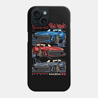 Miata MX-5 Racing Car Phone Case