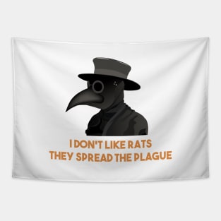 Medieval Plague Doctor Doesn't Like Rats Tapestry