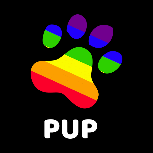 Rainbow Pup Paw by StandProud