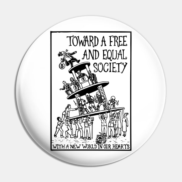 Socialist Series: Towards Socialism (Equal Society) Pin by Jarecrow 