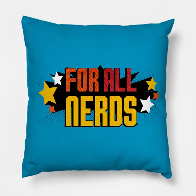 For All Nerds Logo Pillow by ForAllNerds