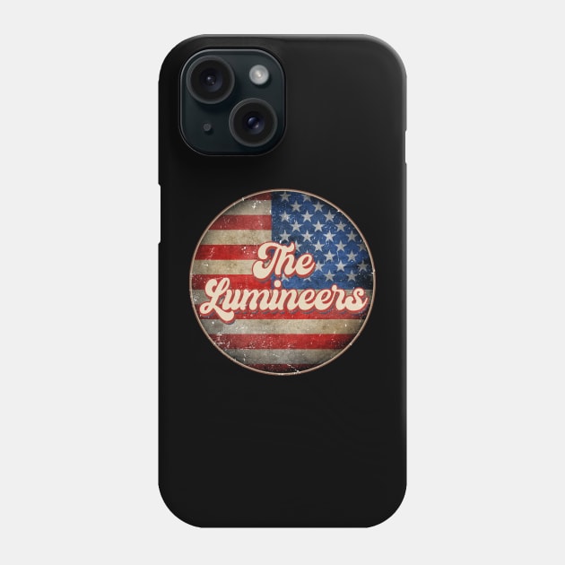 American Flag Personalized Lumineers Proud Name Birthday Phone Case by BilodeauBlue