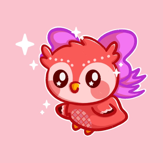 Celestial Owl - Cute Kawaii Owl by perdita00