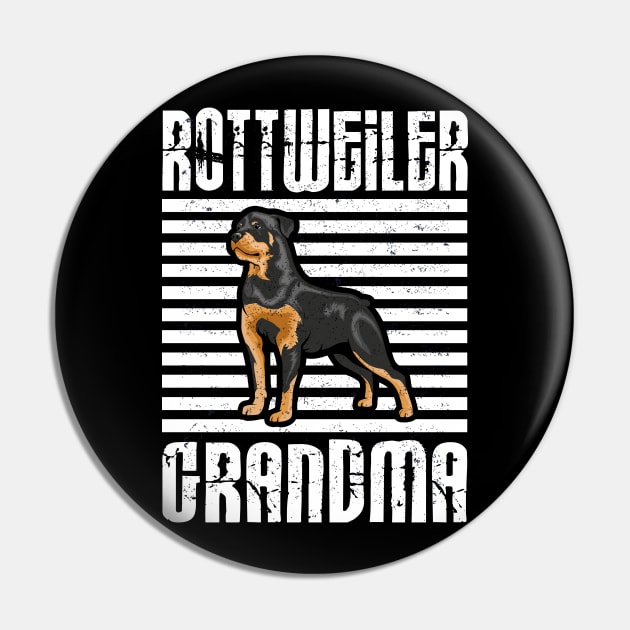 Rottweiler Grandma Proud Dogs Pin by aaltadel