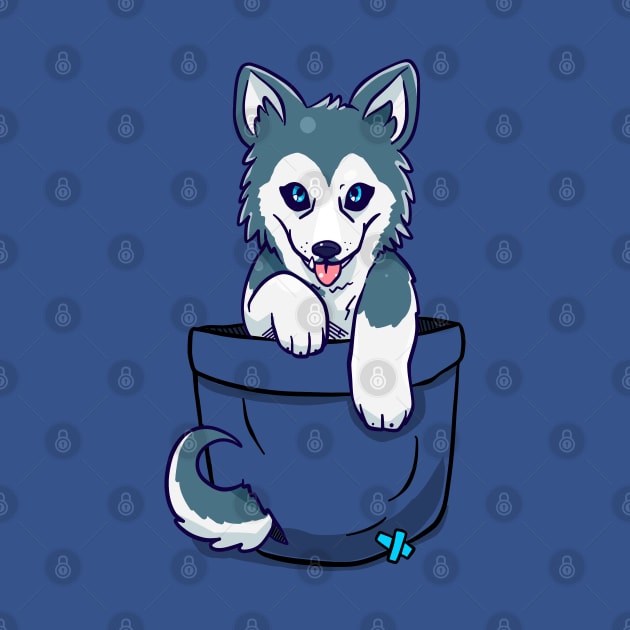 Pocket Cute Siberian Husky by TechraPockets