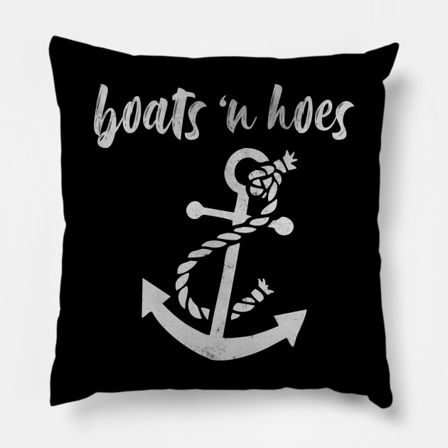 Boats 'N Hoes Prestige Worldwide Funny Pillow by charlescheshire