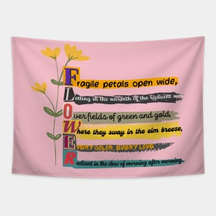 Power flower Tapestry