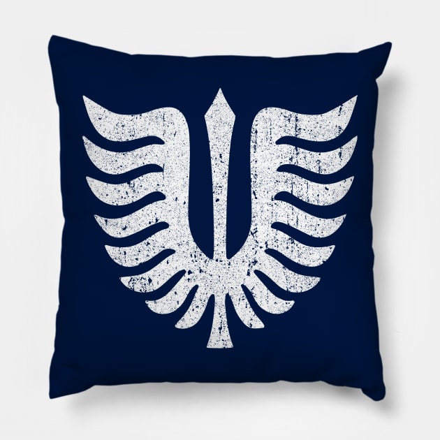 Band of the Hawk (Chest Pocket) Pillow by huckblade