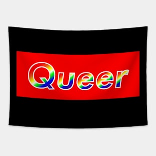 Queer Rainbow Tapestry