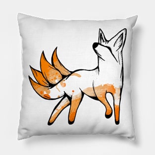 Many tailed Fox Pillow